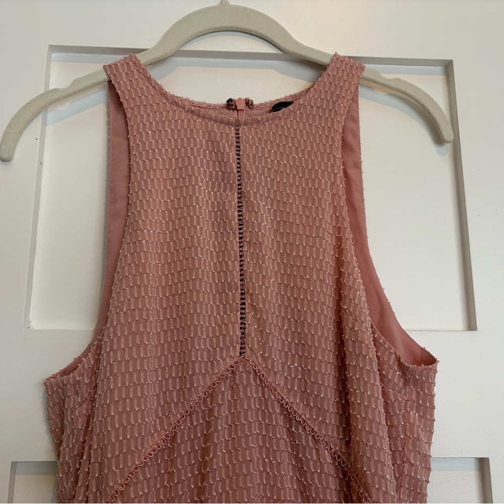 House of Harlow 1960 Textured Baby Pink Maxi Dress - Picture 3 of 8